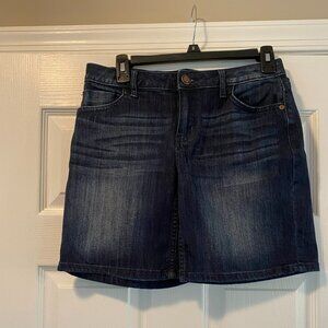 Like New Simply Vera Verawang Dark Wash Denim Shorts Size 2